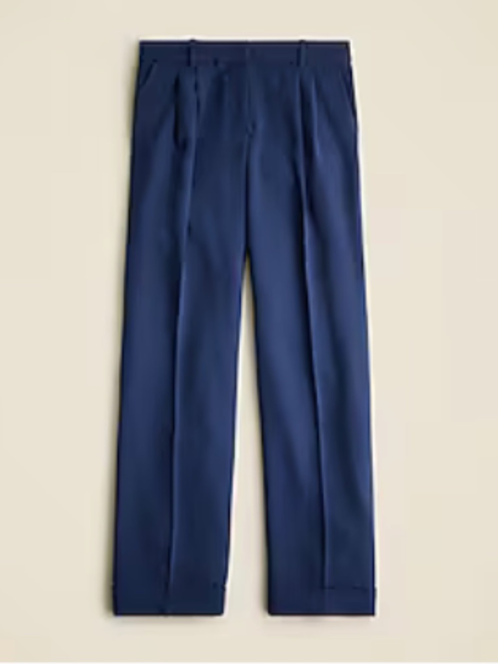 J. Crew Essential Wide Leg Pant‎ - Mediterranean Navy Size 10